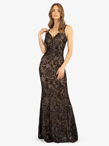 APART Evening Dress in Black: front