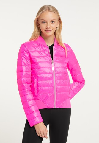 myMo ATHLSR Between-Season Jacket in Pink: front