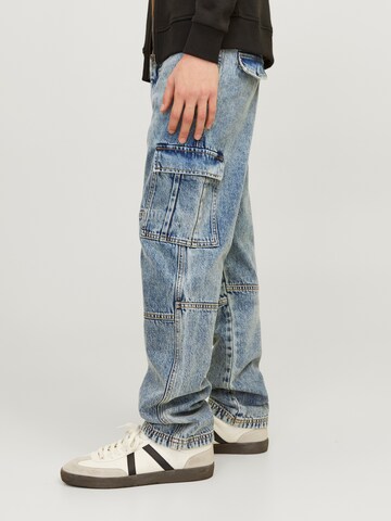 Jack & Jones Junior Loosefit Jeans 'JJICHRIS JJWADE' in Blau