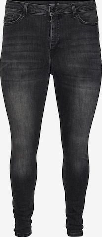 Vero Moda Curve Jeans in Schwarz: Vorderseite