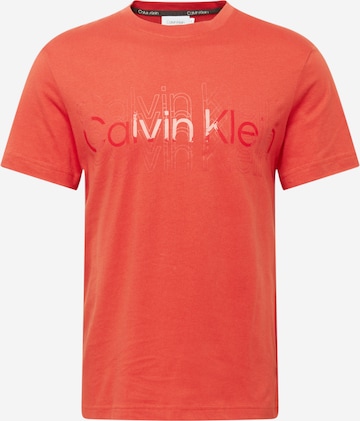 Calvin Klein T-shirt i röd: framsida