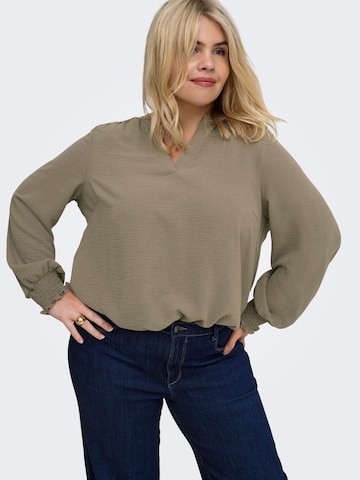 ONLY Carmakoma Blouse 'CARMetta' in Brown