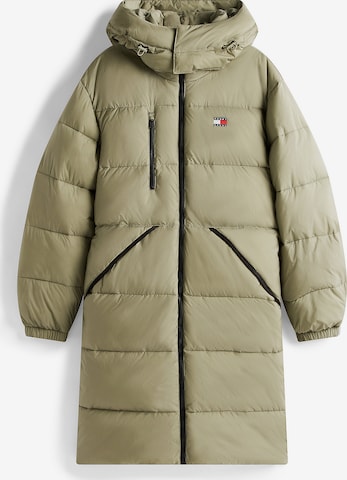 Manteau d’hiver Tommy Jeans en vert : devant