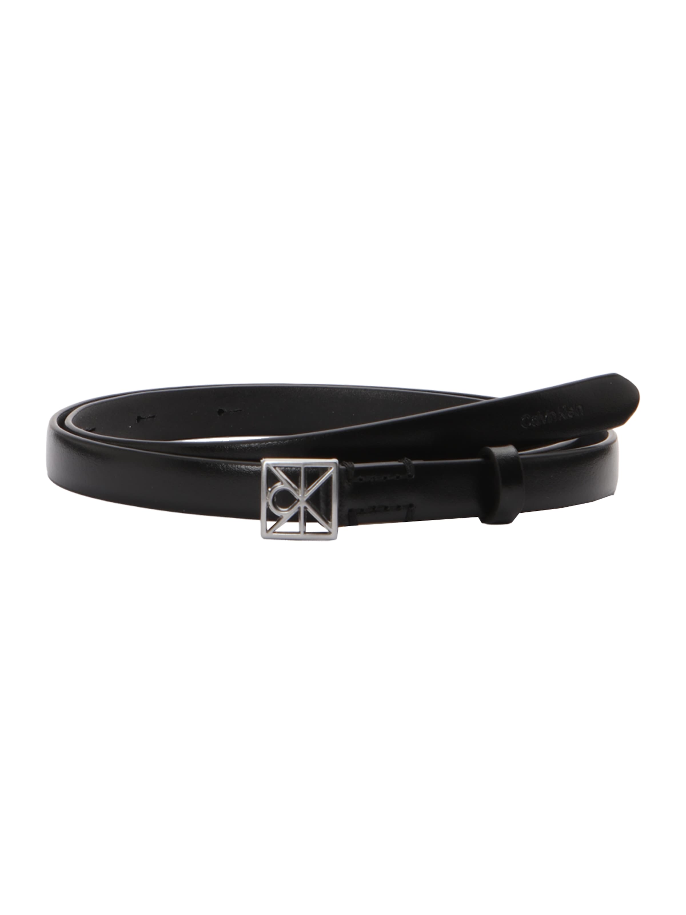 Ceinture Calvin Klein en noir : devant