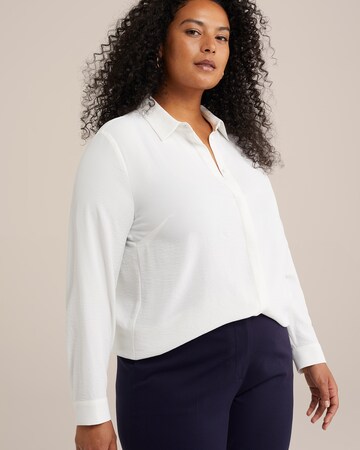 WE Fashion Blus i vit: framsida