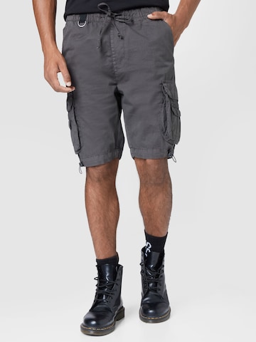 Regular Pantalon cargo Urban Classics en noir : devant