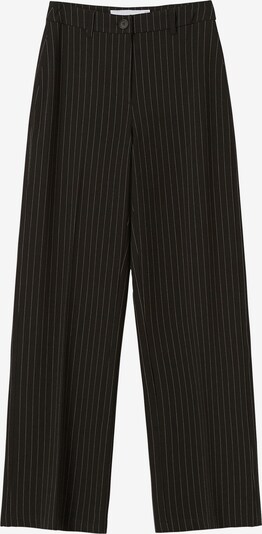 Bershka Spodnie w kant w kolorze czarny / białym, Podgląd produktu
