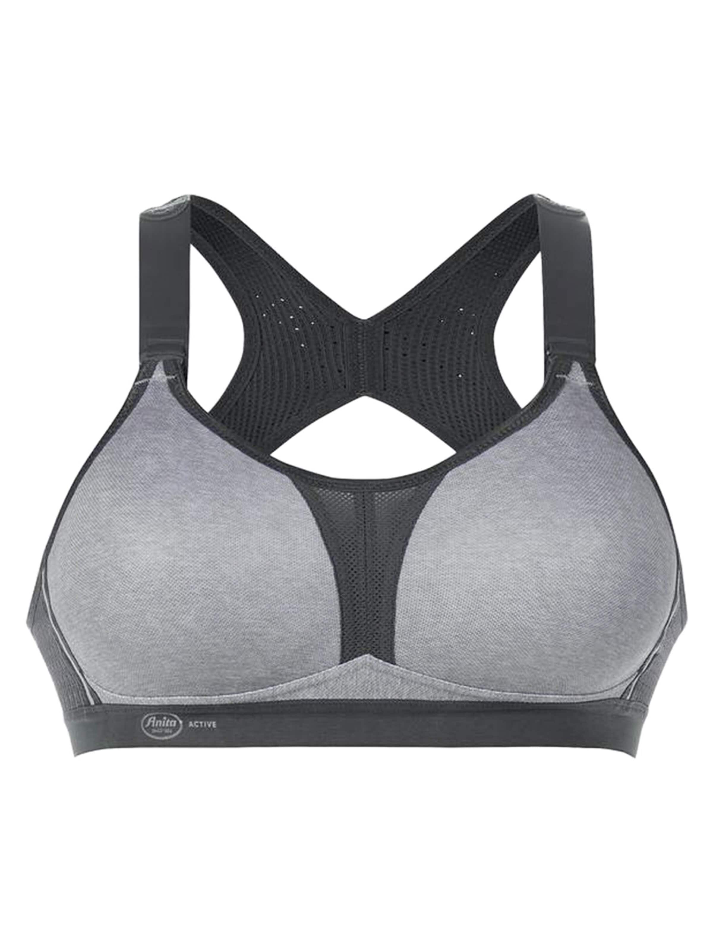 ANITA BH 'dynamiX star Racerback Sport' in Grijs: voorkant