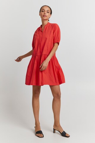 ICHI Sommerkleid 'IHFALAN' in Rot