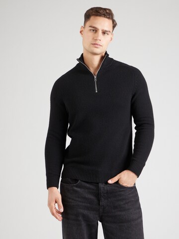 SELECTED HOMME Свитер 'SLHNICO' в Черный: спереди