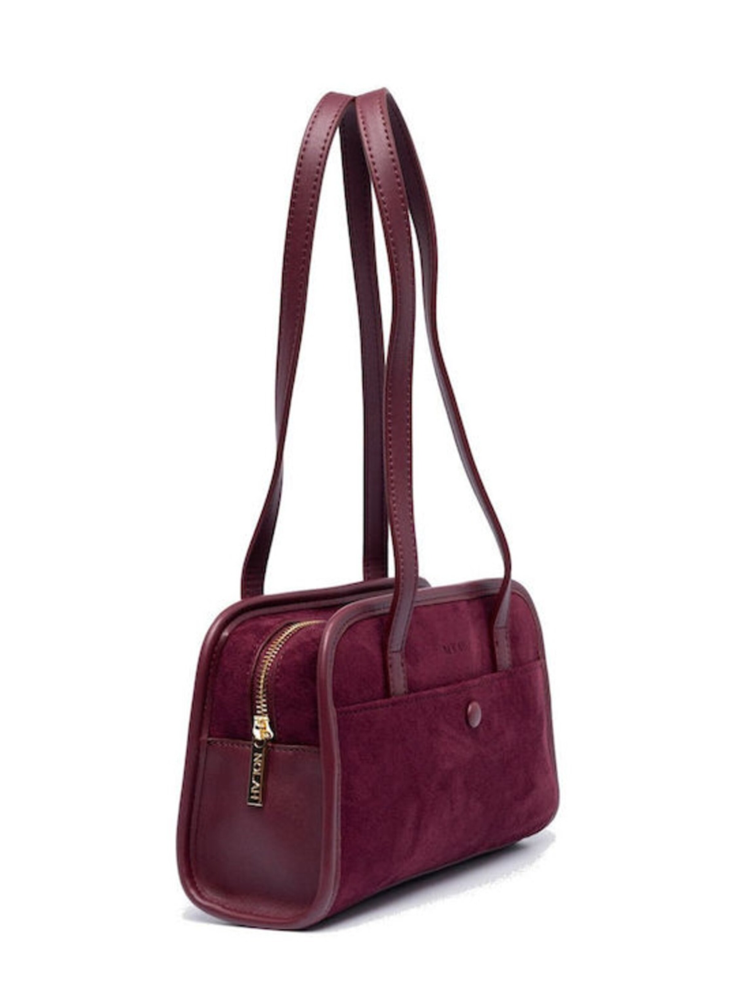 Nolah - Bolso de hombro 'NOEMA BURGUNDY' en rojo