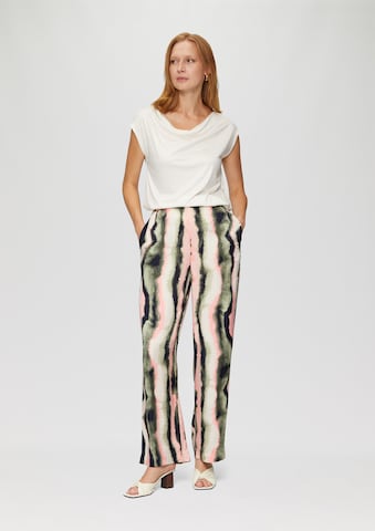 Wide Leg Pantalon s.Oliver en bleu