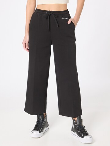Calvin Klein - Pantalón en negro: frente