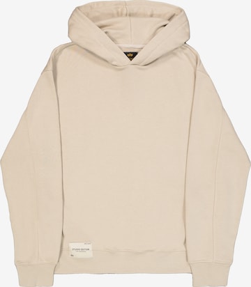 ALPHA INDUSTRIES Neulepaita 'Studio Edition' värissä beige: etupuoli
