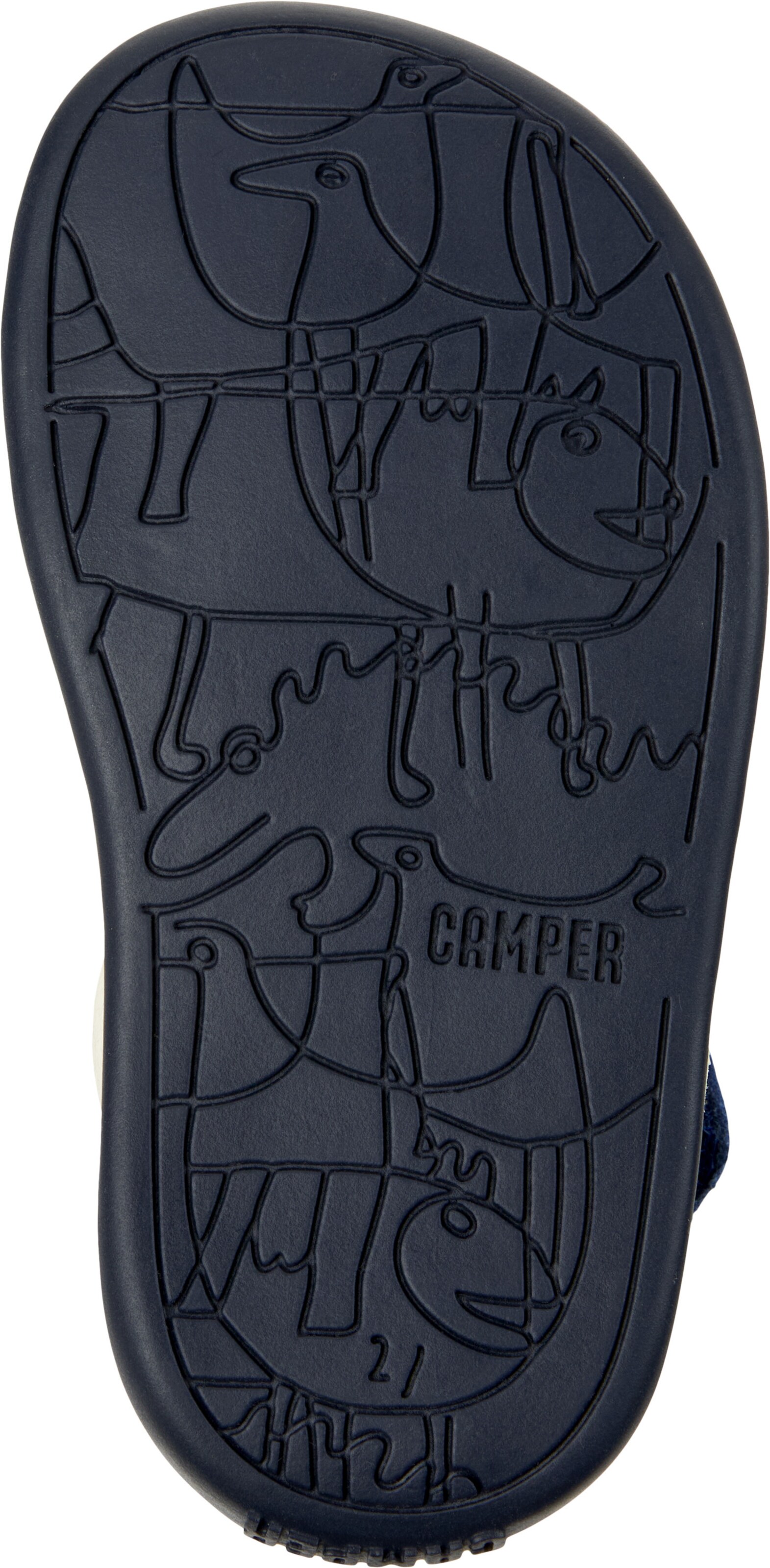 Sandalo 'Twins' di CAMPER in rosso