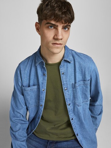 JACK & JONES Μπλουζάκι 'Basher' σε πράσινο