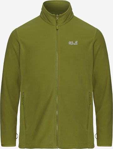 JACK WOLFSKIN Funktionsfleecejacke in Grün: Vorderseite