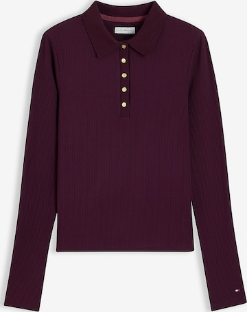 T-shirt TOMMY HILFIGER en rouge : devant