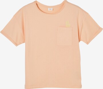 s.Oliver Shirt in Oranje: voorkant