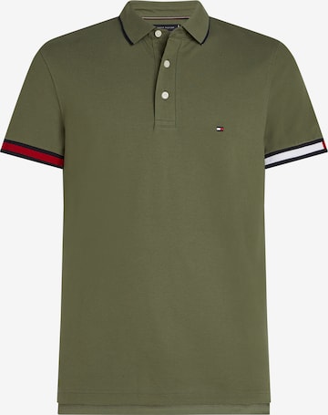 TOMMY HILFIGER Majica | zelena barva: sprednja stran