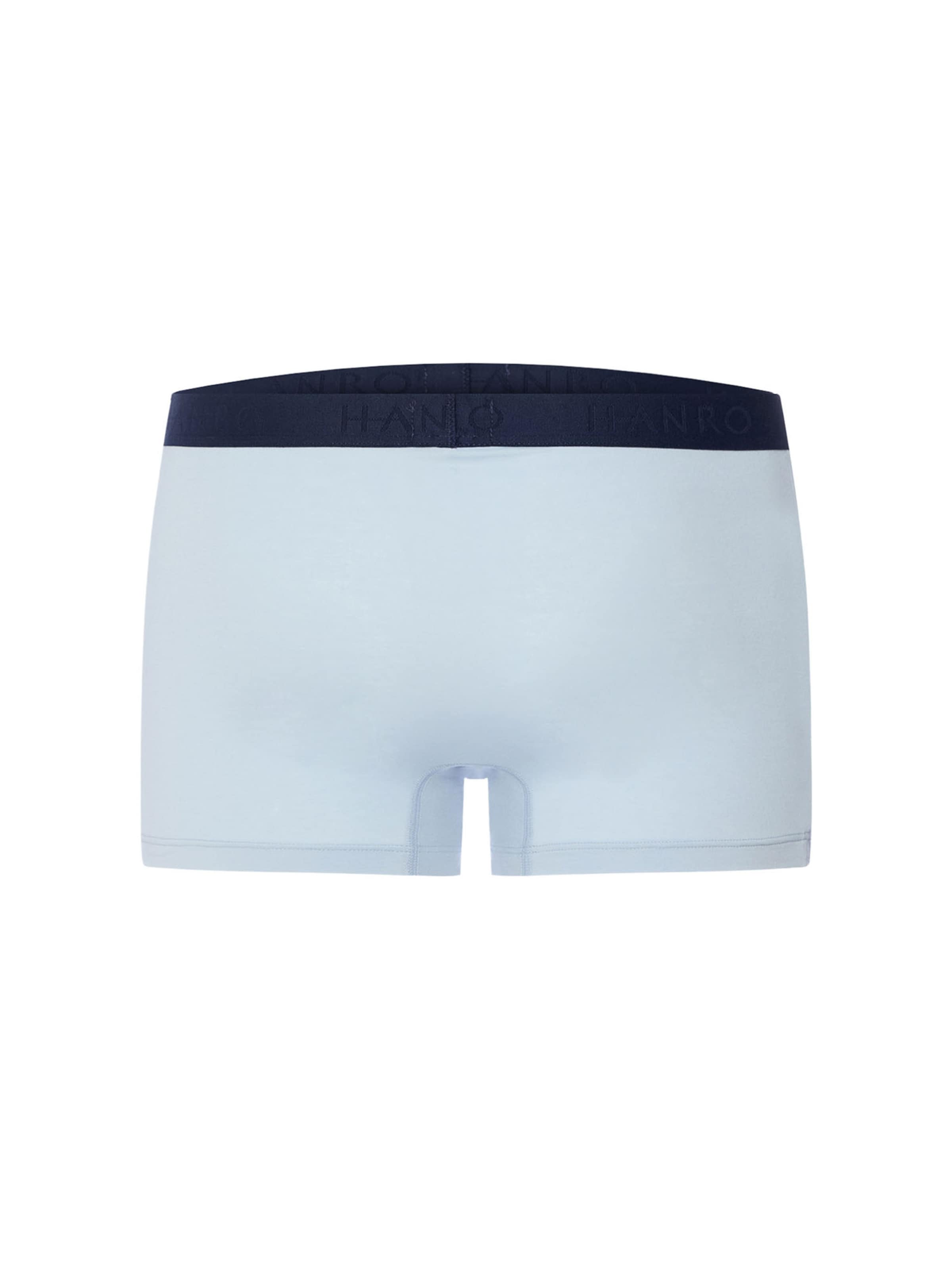 Hanro Boxershorts ' Cotton Essentials ' in Blauw