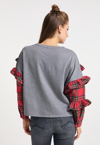 myMo ROCKS - Sweatshirt em cinzento