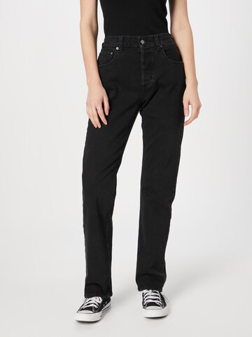 Regular Jeans 'MAIJKE' de la REPLAY pe negru: față