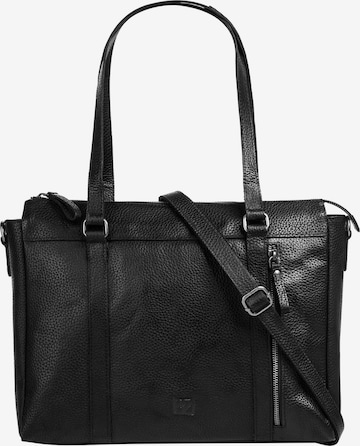 BODENSCHATZ Shopper in Schwarz: Vorderseite