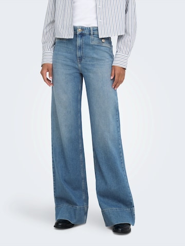 Wide leg Jeans 'ONLDANIELLE' di ONLY in blu: frontale