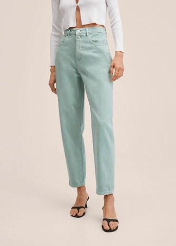 Tapered Jeans 'Aimee' di MANGO in verde: frontale