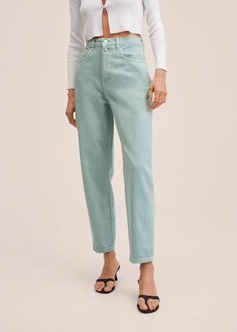 MANGO Tapered Jeans 'Aimee' in Grün: predná strana