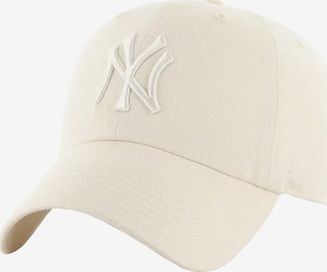 47 Pet '47 Brand New York Yankees MLB Clean Up Cap' in Beige: voorkant