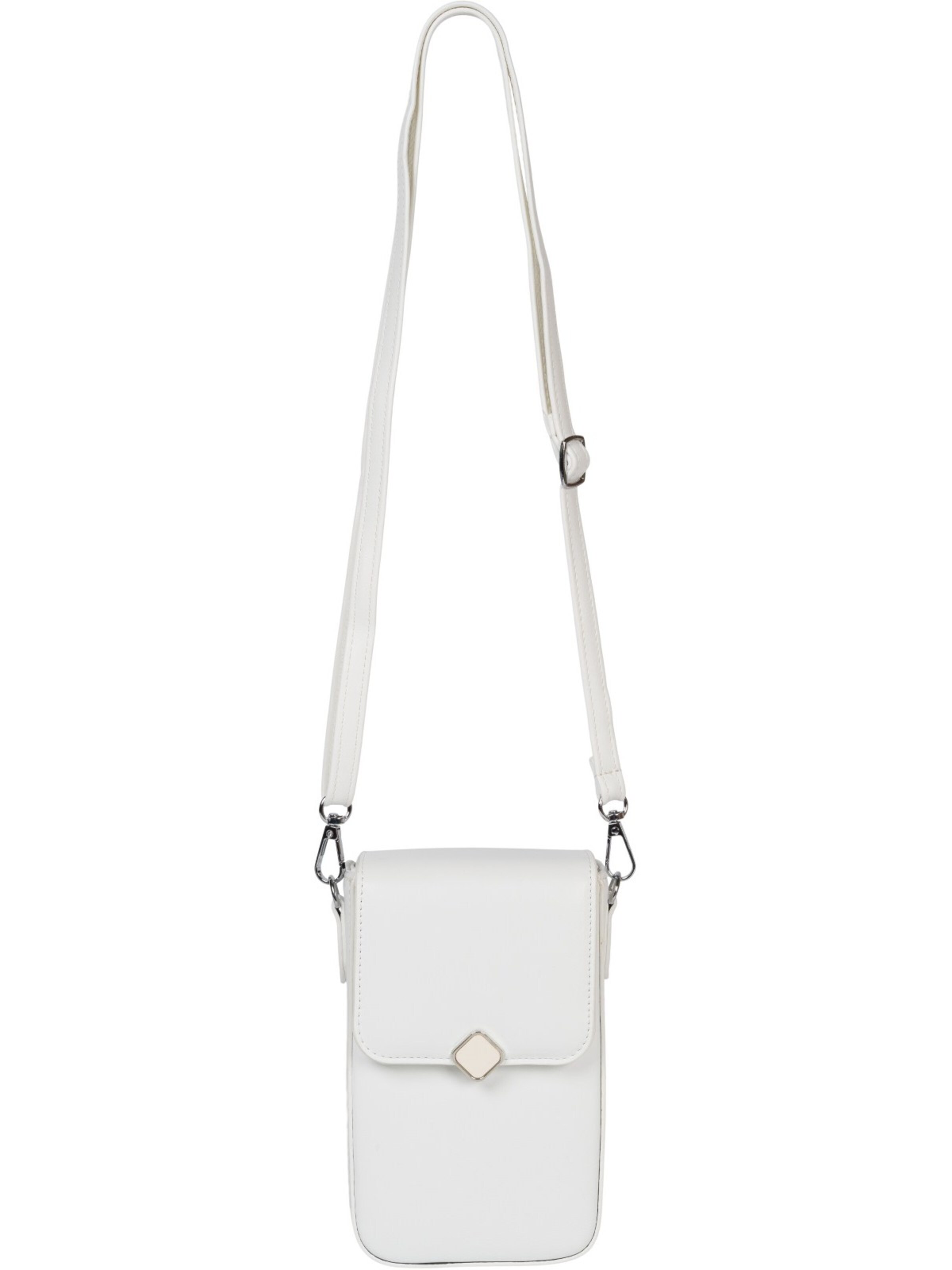 styleBREAKER Umhängetasche 'Box Bag Umhängetasche Uni'‌‌‌‌‌‌‌ in Weiß