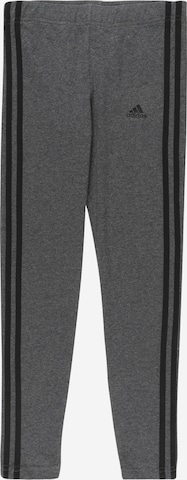 Pantalon de sport 'Essentials 3-Stripes' ADIDAS SPORTSWEAR en gris : devant