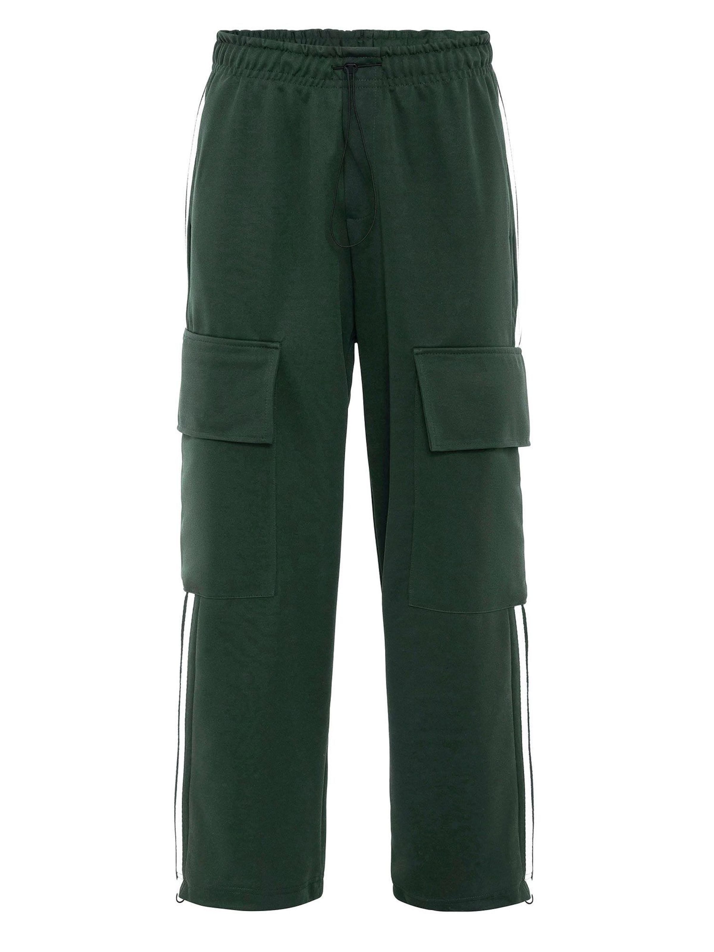 Loosefit Pantaloni cargo di Dandalo in verde: frontale