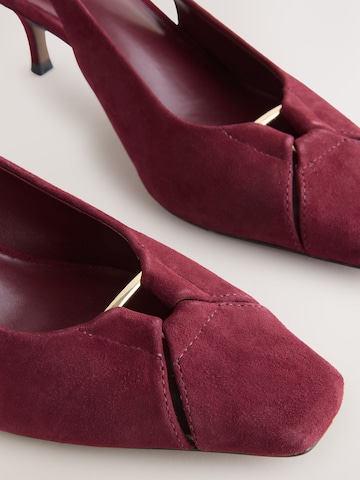 Next Лодочки с открытой пяткой 'Forever Comfort' в Красный
