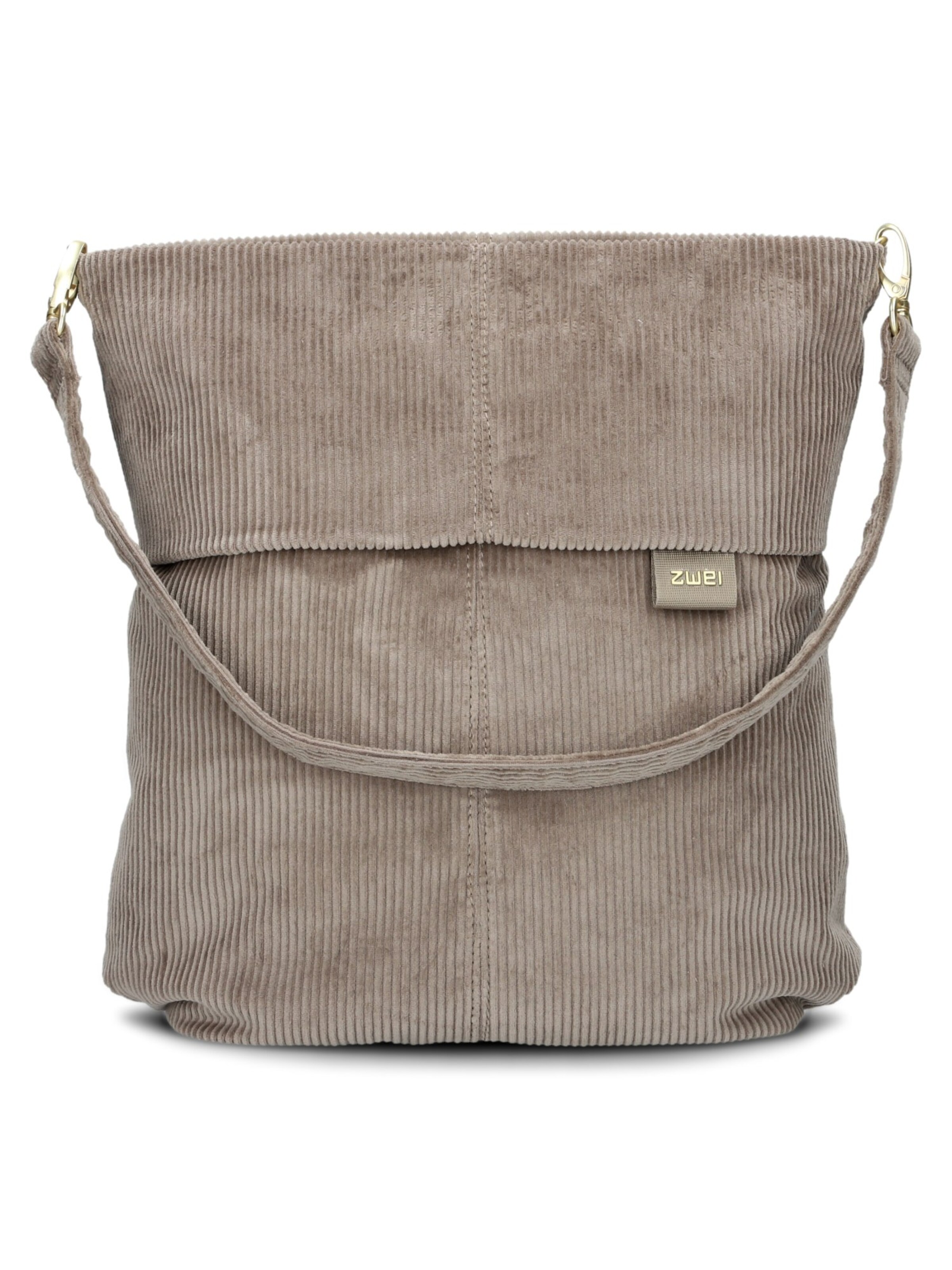 ZWEI - Bolso de hombro 'MADEMOISELLE.M M12' en beige