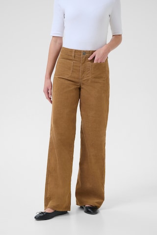 Kaffe Regular Hose 'Molly' in Braun: Vorderseite