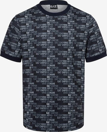 EA7 Emporio Armani T-Shirt in Blau: Vorderseite