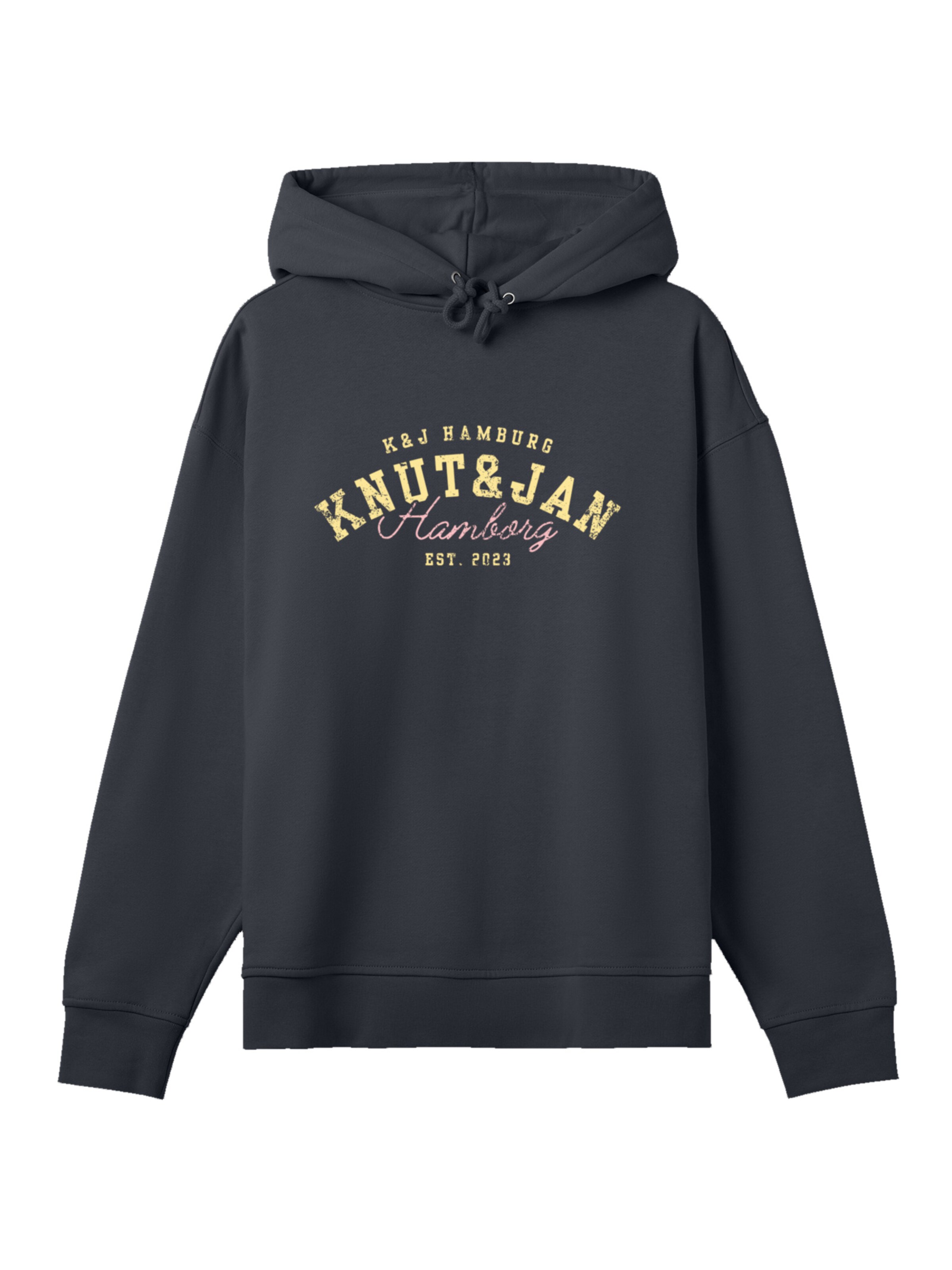 Sweat-shirt 'Knut & Jan Hamburg Sommer' F4NT4STIC en noir : devant