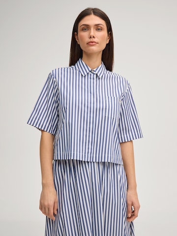 JOOP! Hemdbluse 'Bette' in Blau: Vorderseite