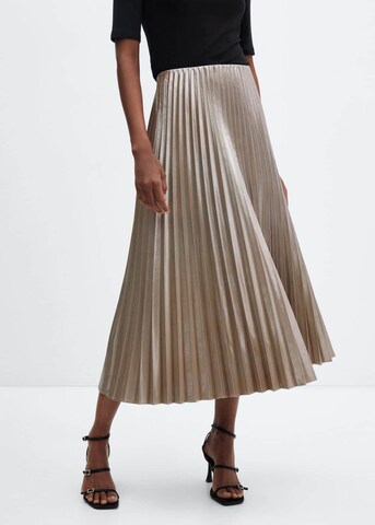 MANGO Skirt 'DISCO' in Gold