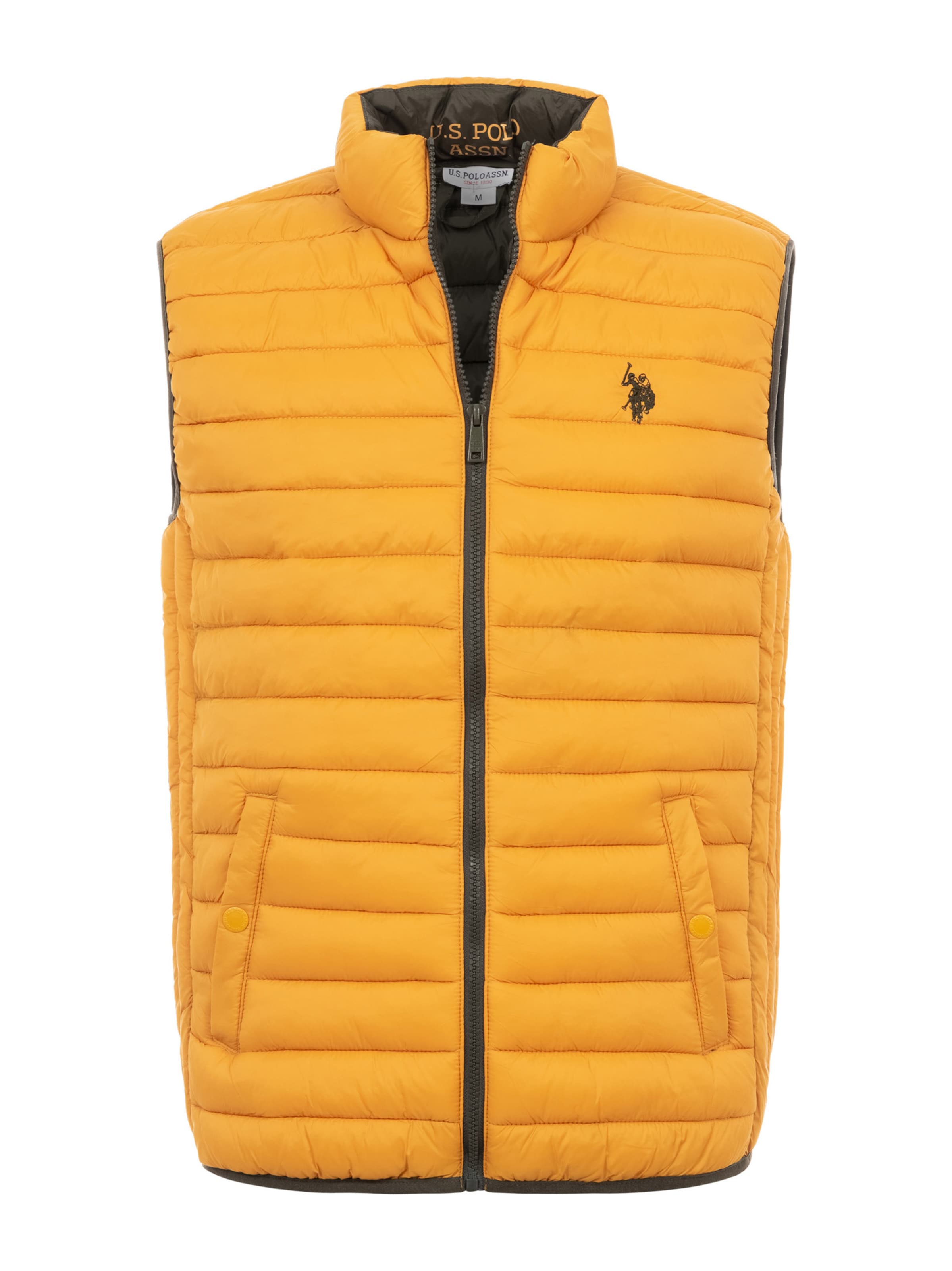 U.S. POLO ASSN. Vest in Yellow: front