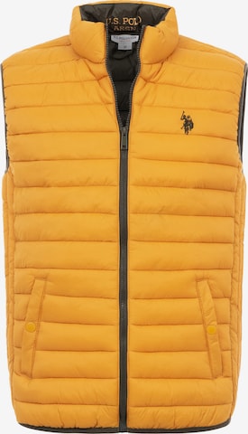 U.S. POLO ASSN. Vest in Yellow: front