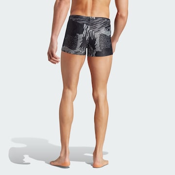 ADIDAS PERFORMANCE Sportbadehose 'Performance Graphic' in Grau