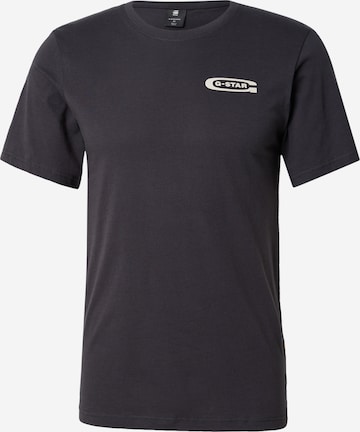 Tricou 'Old Skool' de la G-STAR pe gri: față