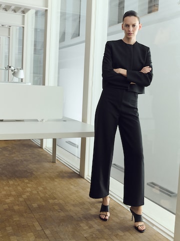 MANGO Loosefit Broek 'Louis' in Zwart