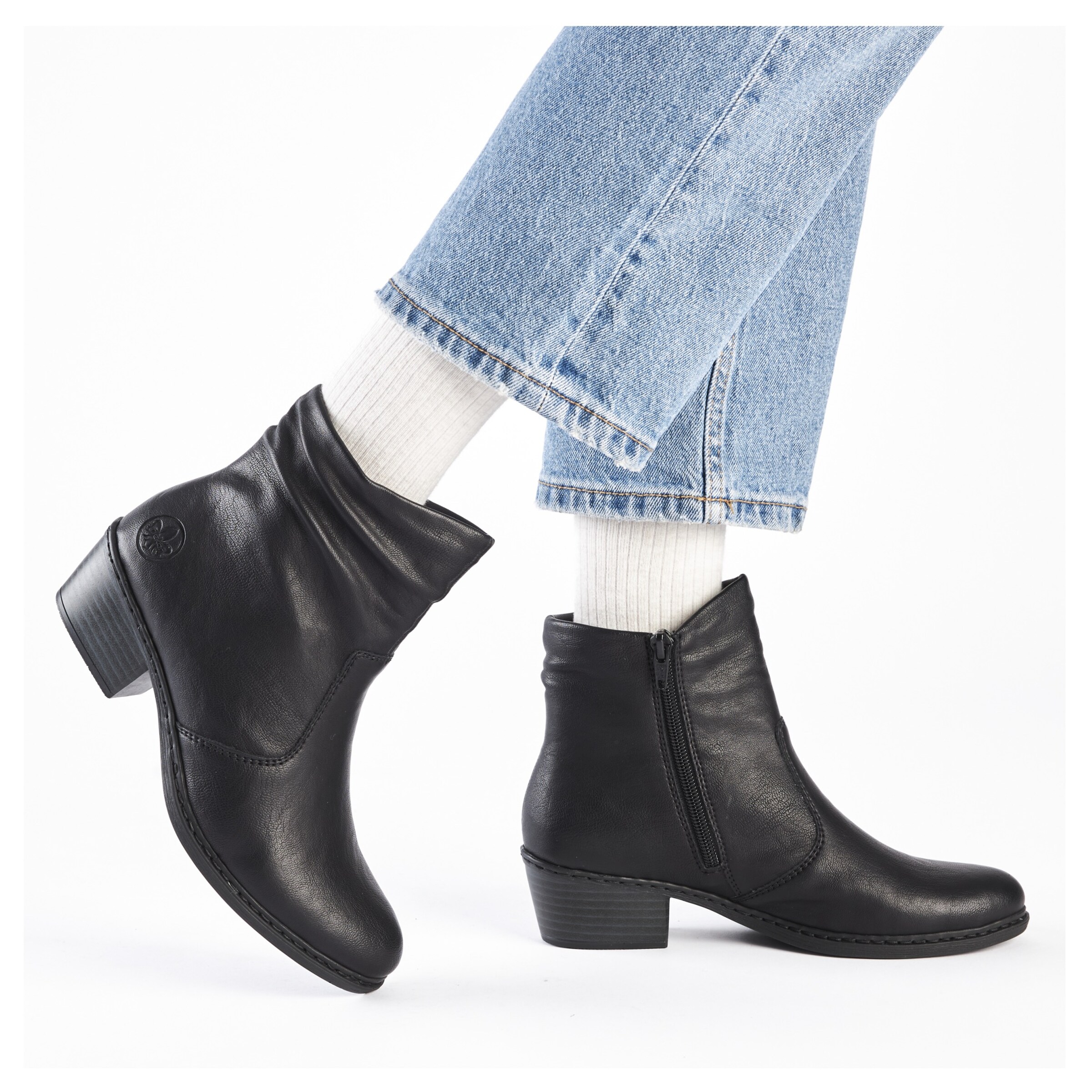 Rieker Ankelboots i svart