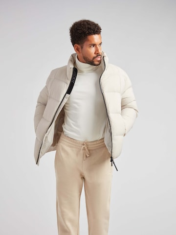 Veste outdoor ' Winter Puffer Rennwagen ' JACK1T en blanc