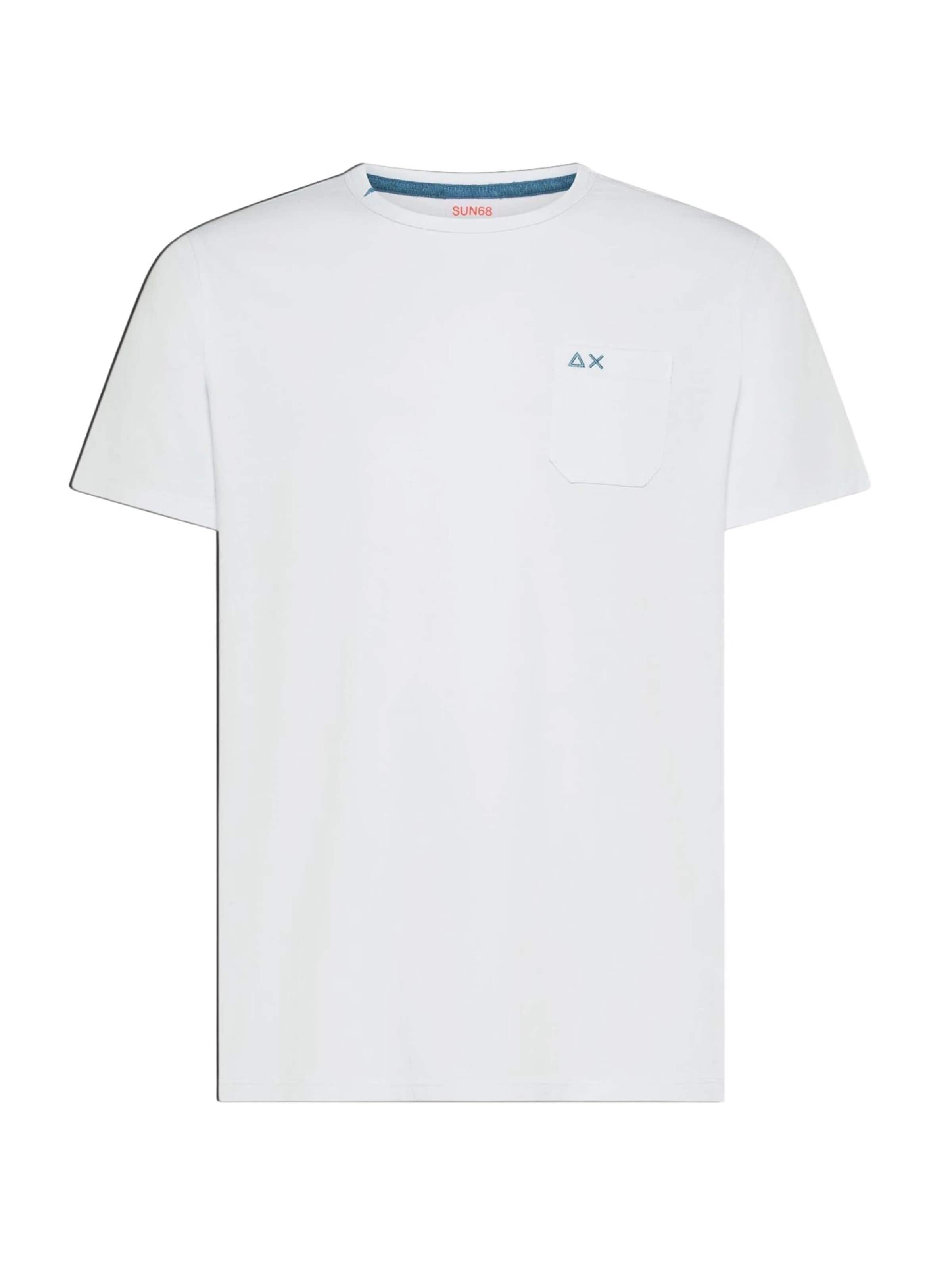 SUN68 Bluser & t-shirts 'T36101' i hvid: forside